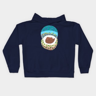 Bear Under The Stars Kids Hoodie